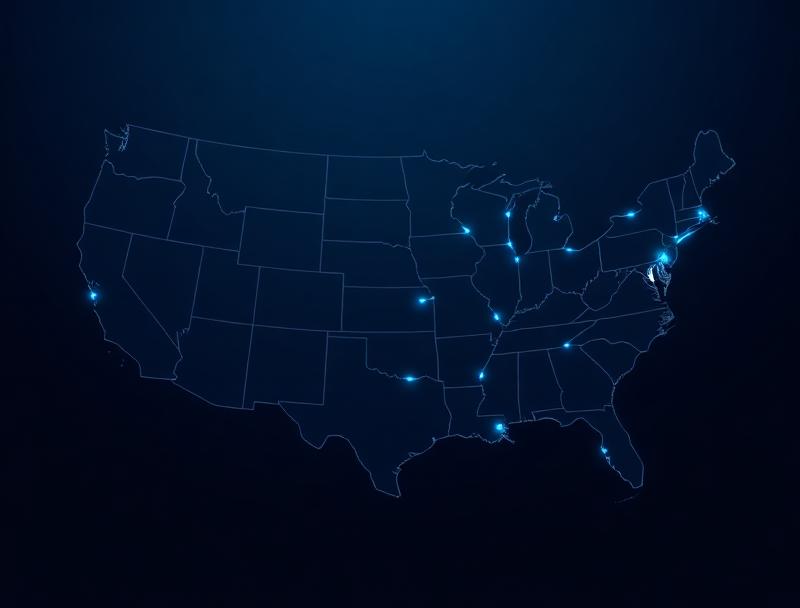 fulfillmentMAX US logistics network map